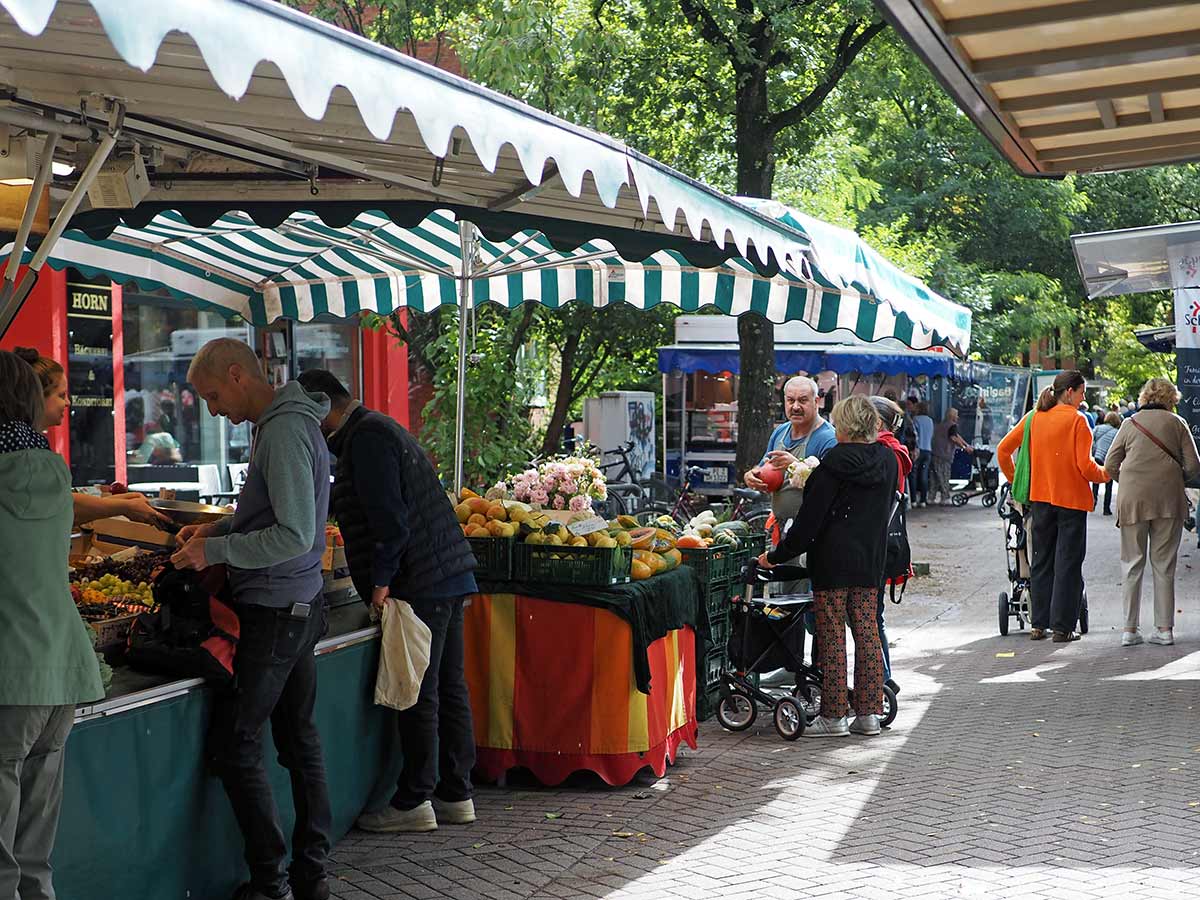 Lokstedter Markt in der Grelckstraße